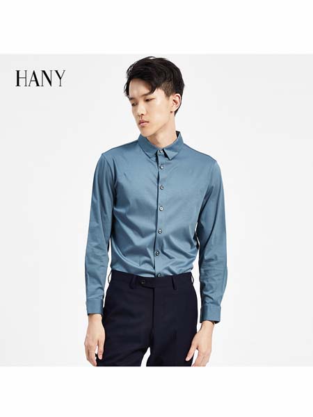 汉尼男装品牌2020春夏长袖衬衫