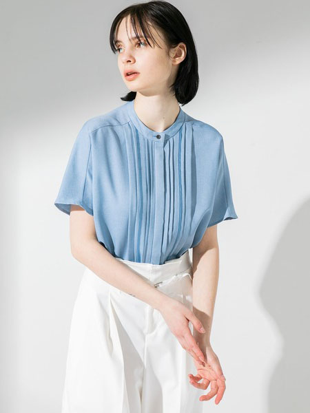 UNITED TOKYO蕾丝棉麻短袖