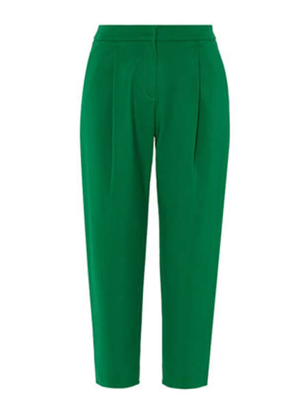 米茜尔女装品牌2020春夏绿色九分裤