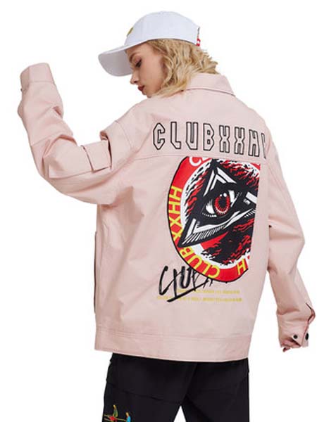 CLUBXXHH女装品牌2020春夏粉色外套