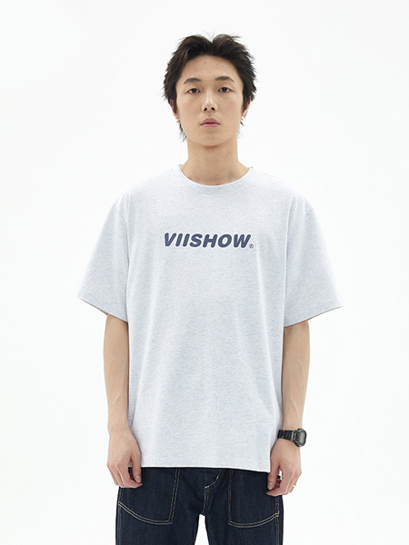 VIISHOW男裝品牌2020春夏新款短袖T恤男 潮牌日系情侶印花體恤休閑打底衫