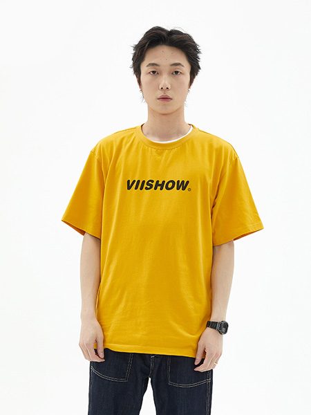 VIISHOW男装品牌2020春夏新款短袖T恤男 韩版圆领半袖男士多口袋个性上衣嘻哈