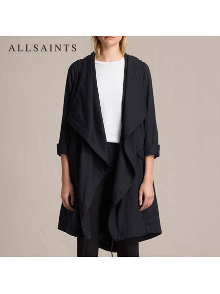 All saints女装品牌2020春夏克大衣中长款风衣外套宽松