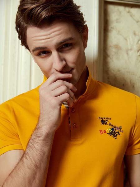 贝克狮丹女装品牌2020春夏黄色T恤短袖