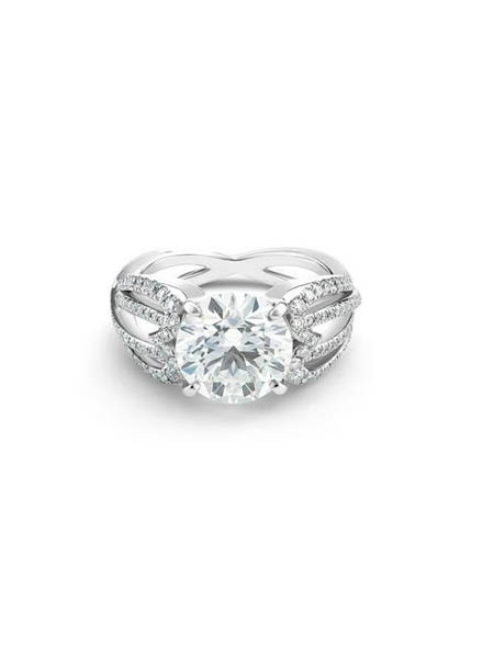 De Beers Diamond Jewellers钻石彩宝品牌椭圆形钻石戒指
