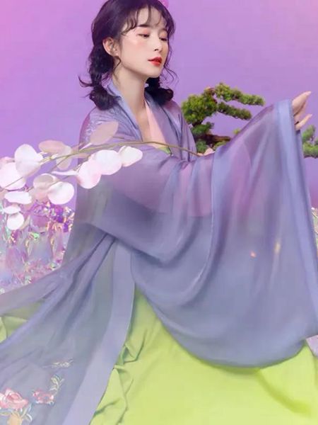 素萝女装品牌2020春夏中国风原创齐腰襦裙汉服