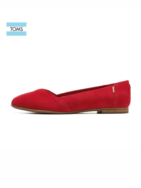Toms女鞋镂空平底鞋女士尖头浅口单鞋通勤鞋