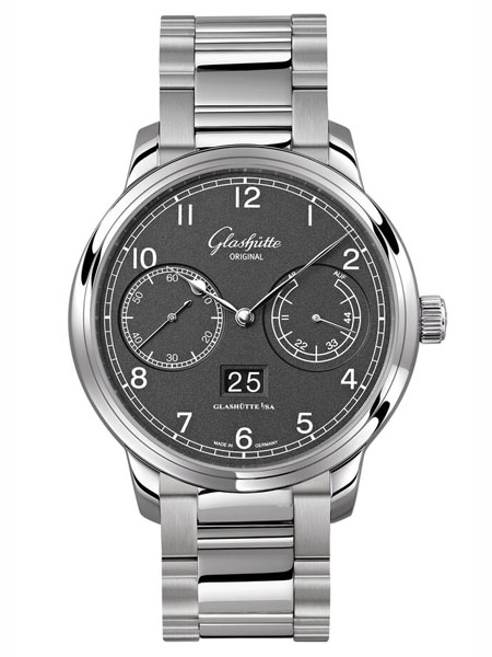 Glashutte Original鋼帶機械表商務(wù)男士手表情侶表白色