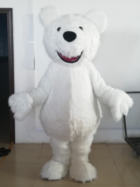 新款北极熊卡通服厂家直销来图定制毛绒宣传卡通服人偶服装
