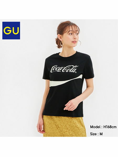 GU极优女装品牌2020春夏印花T恤短袖MARVEL漫威合作款时尚复古纯棉上衣