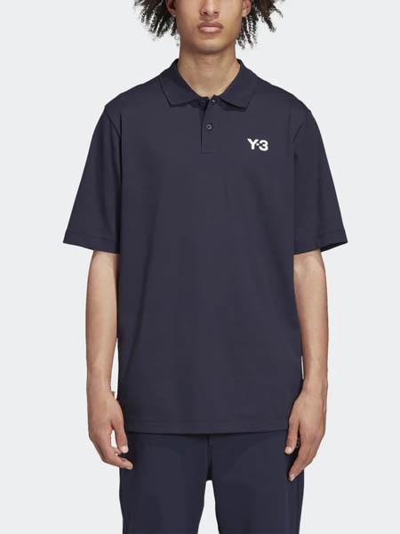 Y-3×Adidas翻领polo衫短袖