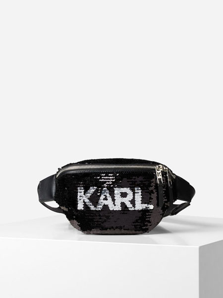 Karl Lagerfeld圆角包斜挎包