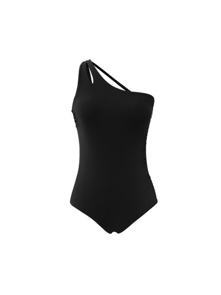 NEIWAI内外内衣品牌2020春夏不对称连体泳衣复古设计感抗氯防紫外线*度假温泉女