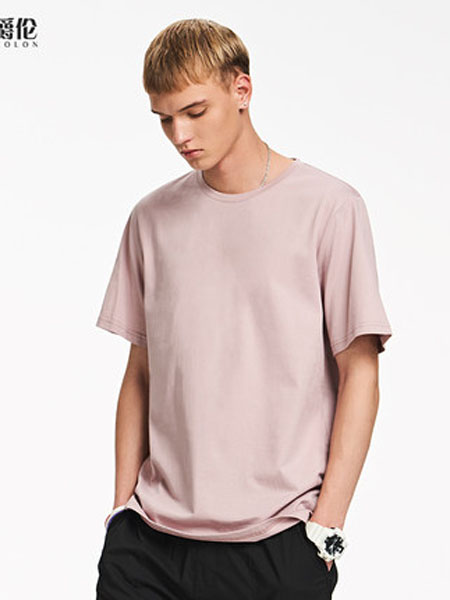 英爵伦男装品牌2020春夏短袖T恤 印花打底衫 半截袖上衣