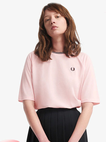 FREDPERRY女装品牌2020春夏纯棉印花短袖