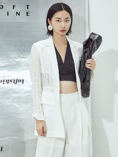LOFT SHINE女装品牌2020春夏薄款纯色西装外套