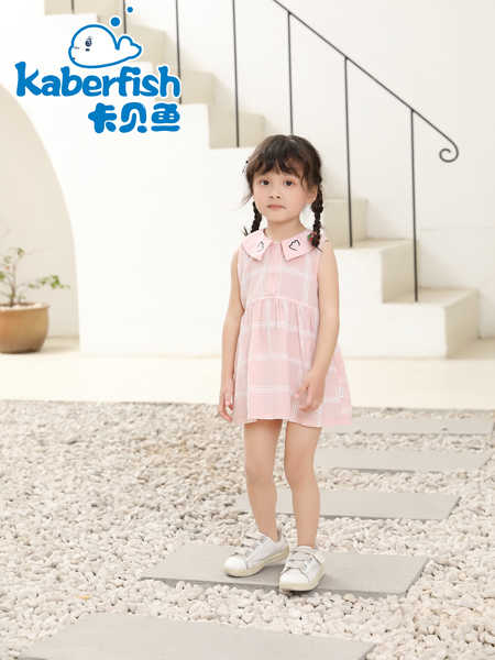 卡贝鱼童装品牌2020春夏纯棉娃娃衫女童衬衫