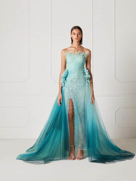Hamda Al Fahim时尚梦幻海洋系列连衣裙