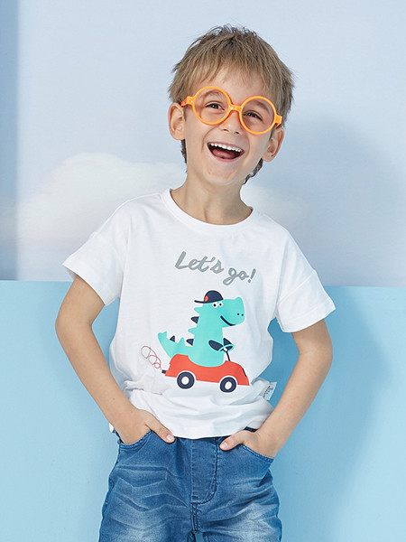 ABC KIDS童装品牌2020春夏卡通休闲宝宝短袖纯棉体恤男童T恤