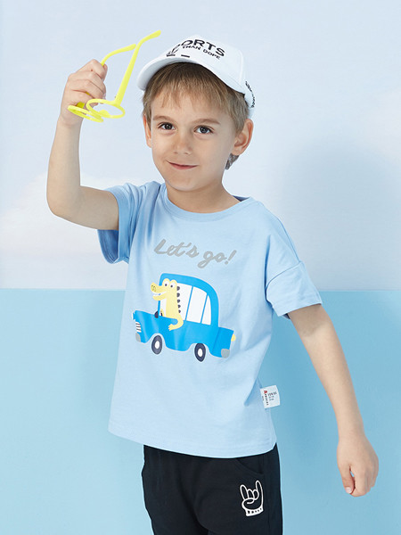 ABC KIDS童装品牌2020春夏卡通休闲宝宝短袖纯棉体恤男童T恤