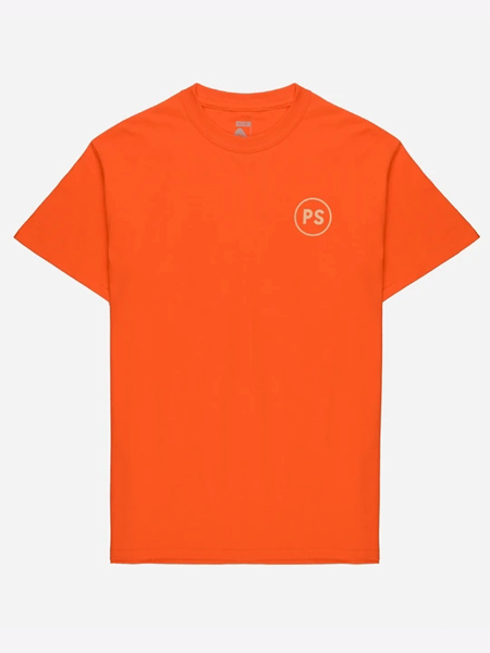 POLER户外品牌2020春夏ps 圆形橙色T恤