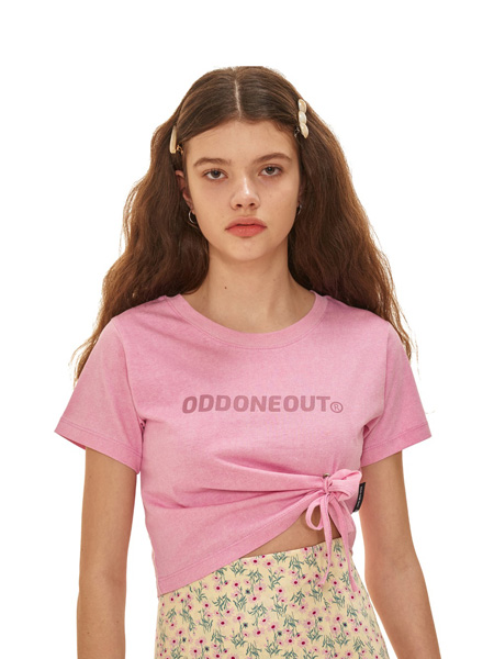 ODD ONE OUT2020春夏粉色T恤