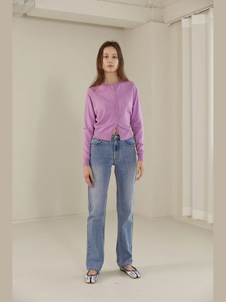 The Centaur女装品牌2020春夏紫色针织衫上衣薄款