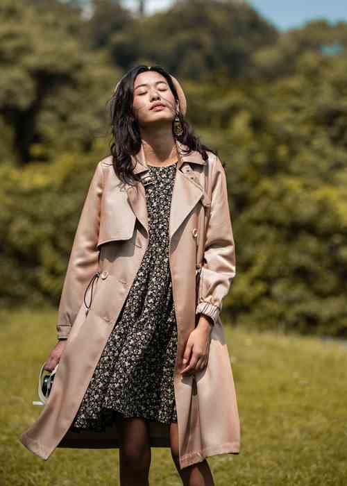 苏昔女装品牌2020秋季时尚气质风衣外套