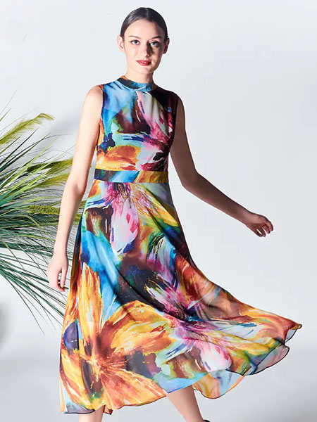 伯妮斯茵ERNIEELEN女装品牌2020春夏连衣裙--莫克清真寺《智慧之光--波 斯艺术》