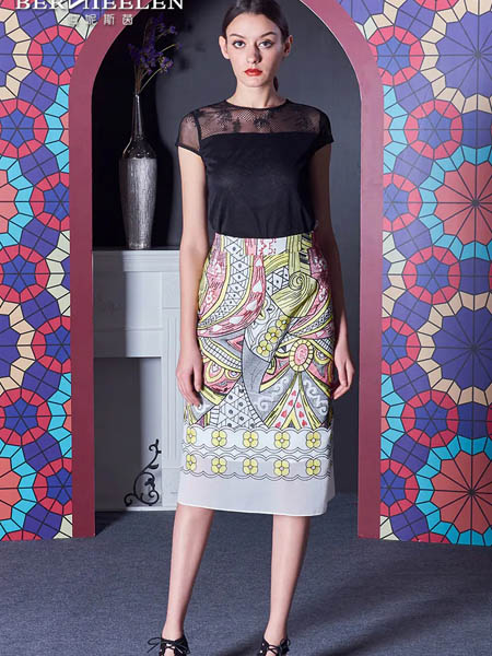 伯妮斯茵ERNIEELEN女装品牌2020春夏半裙--撒马尔罕之心《智慧之光--波 斯艺术》