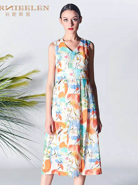 伯妮斯茵ERNIEELEN女装品牌2020春夏连衣裙--64道祝福《智慧之光--波 斯艺术》