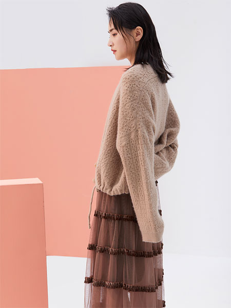 LOFT SHINE女装品牌2020秋季休闲长袖针织衫
