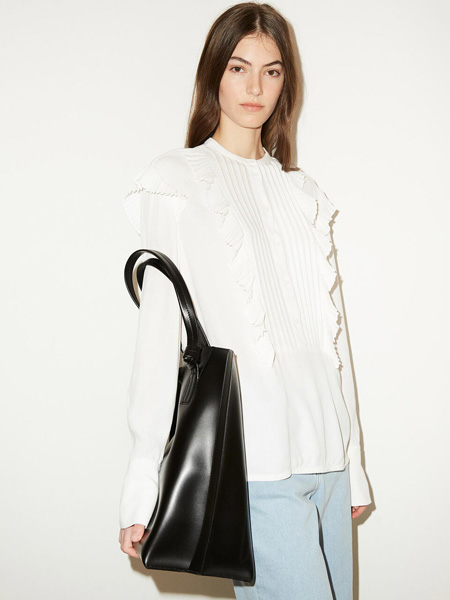 By Malene Birger玛莱娜·比格尔设计女装品牌2020秋季白色时尚上衣