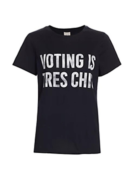Saks Fifth Avenue女装品牌2020秋冬九月投票是Tres Chic T恤