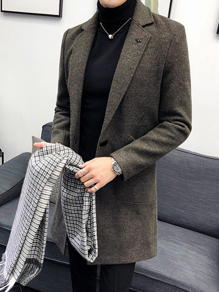 乔治邦尼男装品牌2020秋季灰色外套