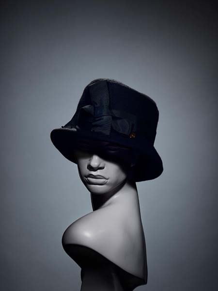 Stephen Jones鞋帽/领带品牌2020秋季黑色凯特帽子
