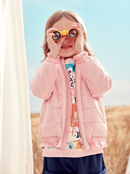 蒙蒙摩米 mesamis童装品牌2020秋冬粉色长袖棉衣