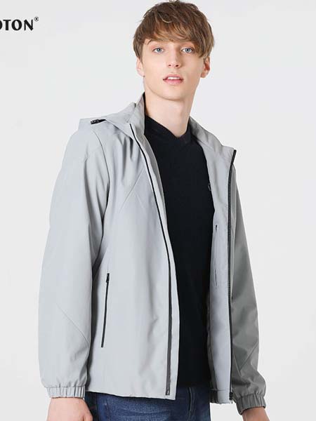 波顿潮牌品牌2020新款男浅色外套秋冬新款男士夹克外套