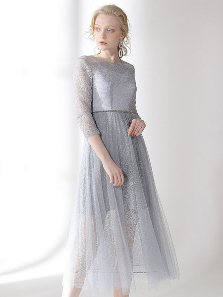 圣迪勒女装品牌2020春夏镂空纱裙