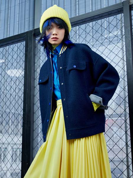 ORIGIN 安瑞井女装品牌2020秋冬黑色保暖外套
