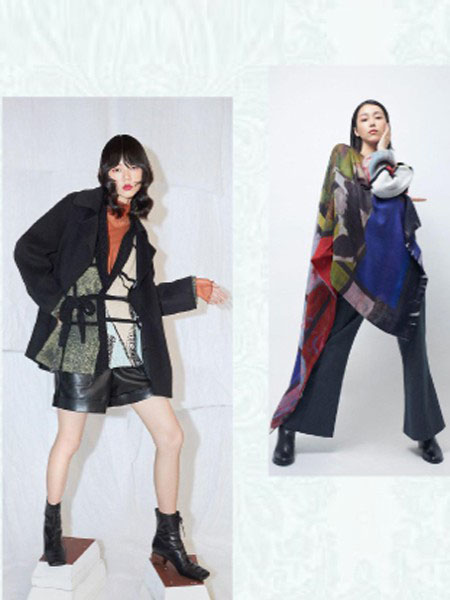 EMIT女装品牌2020秋冬抽象设计大胆时尚风格套装