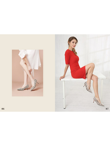 Laspampas莱斯佩斯品牌2021春夏气质高跟鞋