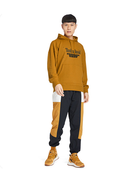 Timberland男装品牌2021春夏棕色卫衣