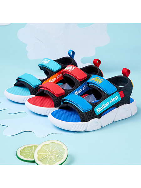 特步（中国）有限公司鞋帽/领带品牌2021春夏运动弹性童凉鞋