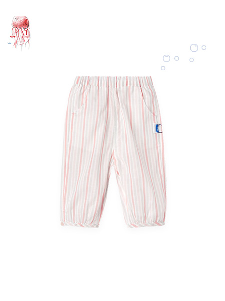 蒙蒙摩米 mesamis童装品牌2021夏季条纹舒适裤子