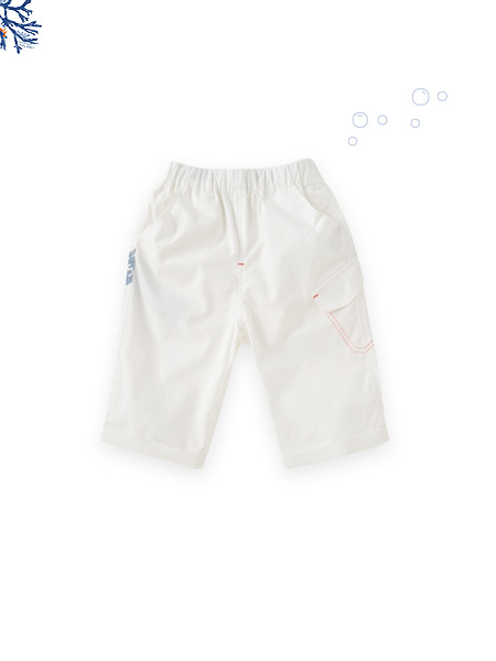 蒙蒙摩米 mesamis童装品牌2021夏季白色绅士裤
