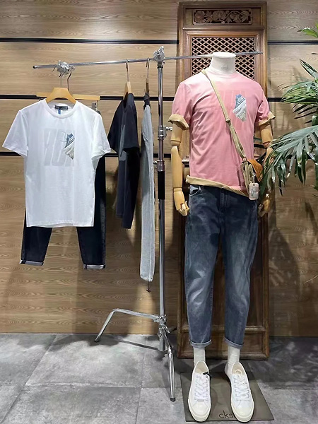 CKSK男装品牌2021夏季纯棉透气T恤