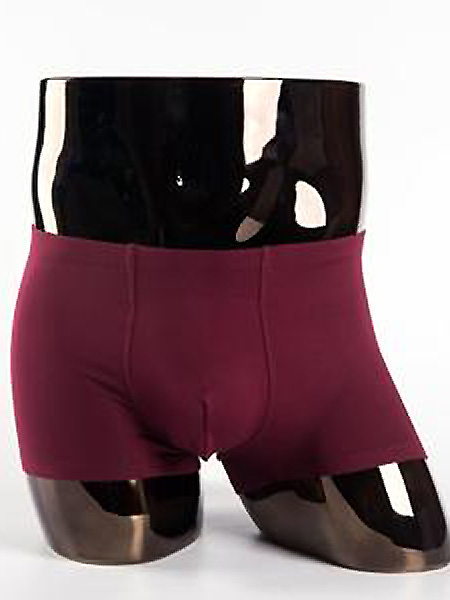 蒂菲尔内衣品牌2021夏季酒红色平角裤