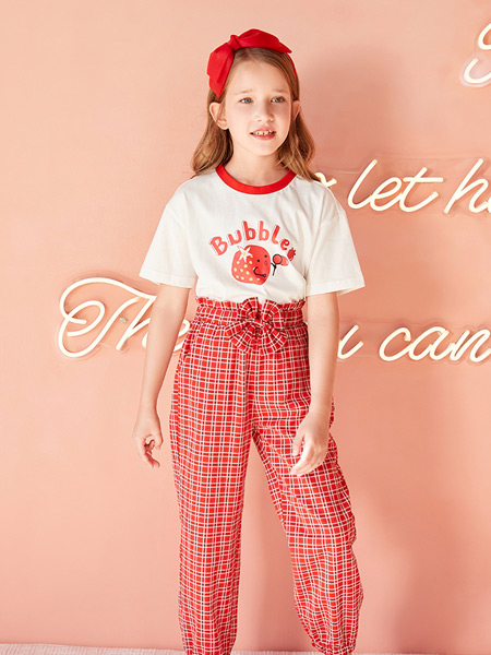 爱法贝童装品牌2021夏季洋气时髦中大儿童装小孩两件套潮