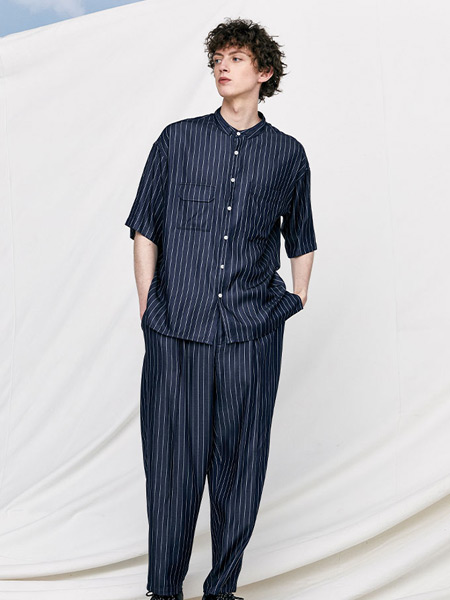 J.P.E男装品牌2021夏季蓝色裤子